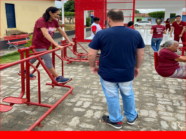 Fisioterapia na Praça: Parceria entre Secretarias e CRAS reforça vínculos e oferece mais qualidade de vida