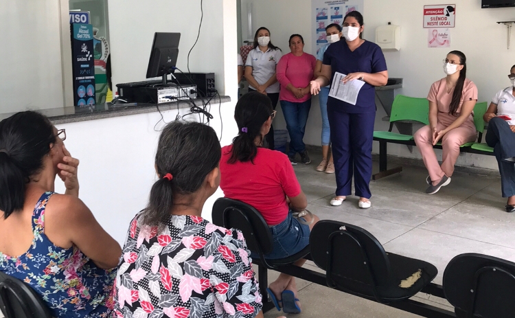Secretaria de Saúde de Riacho dos Cavalos realiza atividade com grupo de fumantes 