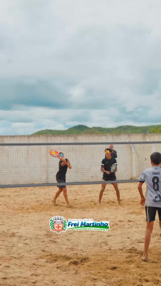 Prefeitura de Frei Martinho realiza 1º Campeonato Municipal de Beach Tennis e fortalece incentivo ao esporte