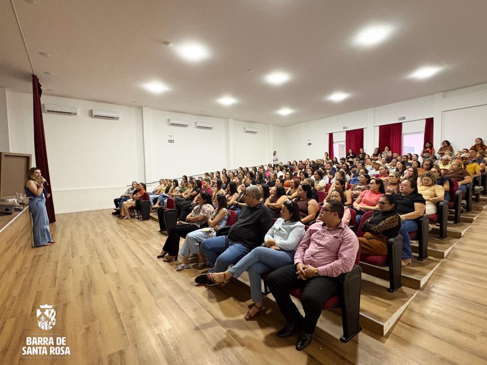 Prefeitura de Barra de Santa Rosa inicia Encontros Formativos para fortalecer a educação municipal