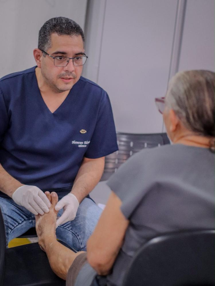 Prefeitura de Frei Martinho promove ação de avaliação do pé diabético e reforça cuidados preventivos com a saúde