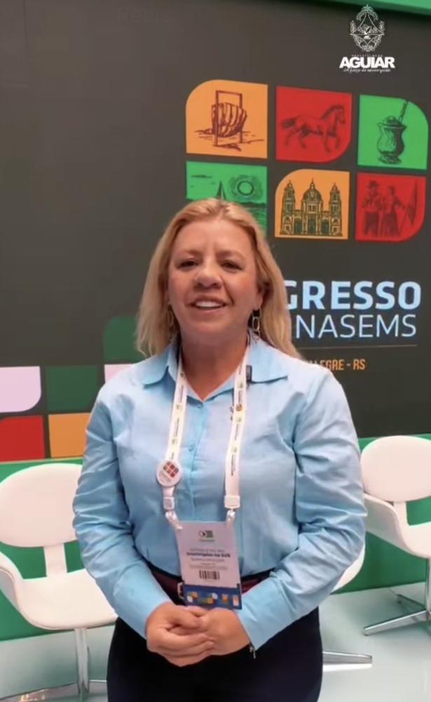 Secretaria de Saúde de Aguiar encerra participação no Congresso do CONASEMS com conquista para o município