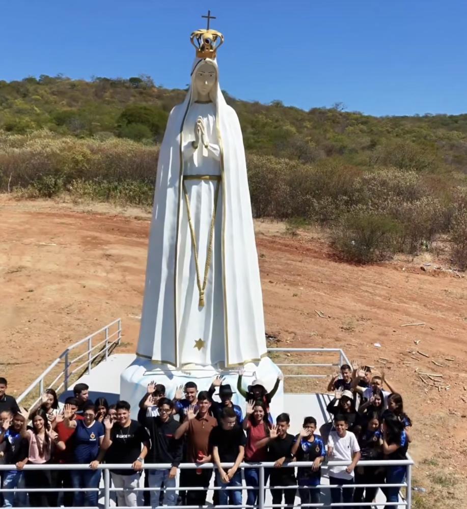 Aguiar promove visita de estudantes ao Santuário de Ave Maria e valoriza turismo religioso