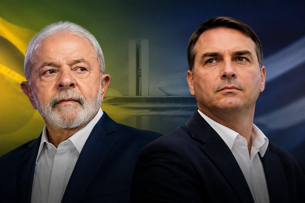 Datafolha: Lula tem 47% e Flávio Bolsonaro 43% em eventual segundo turno