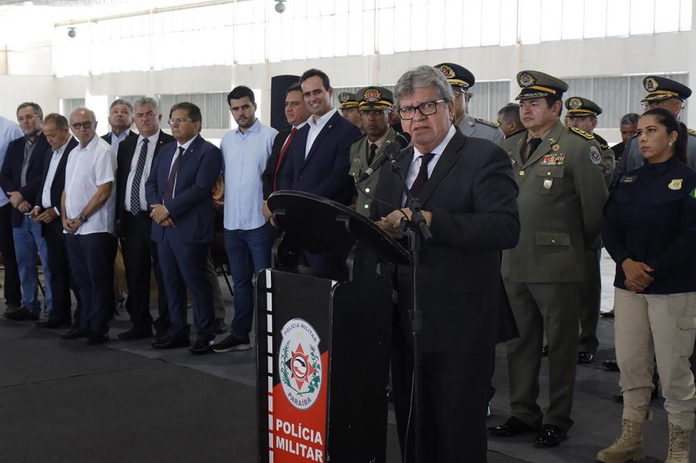 João Azevêdo prestigia solenidade de comemoração dos 191 anos da Polícia Militar e destaca resultados positivos na Segurança Pública 