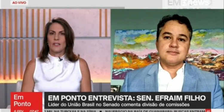 Líder do maior bloco partidário no Senado, Efraim afirma que o desafio está em alavancar o desenvolvimento do país