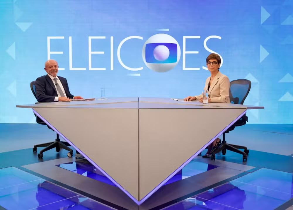 Lula dando entrevista à Globo - Foto: Manuella Mello/Globo