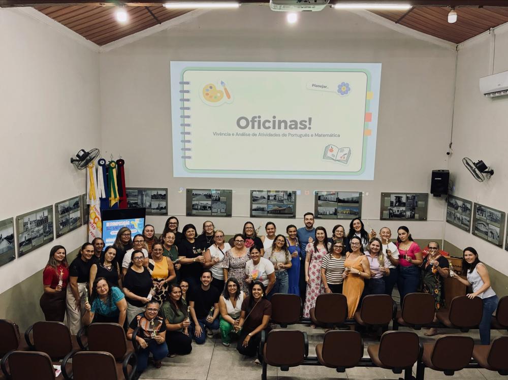 São João do Rio do Peixe promove formação pedagógica para fortalecer aprendizagem dos estudantes da rede municipal