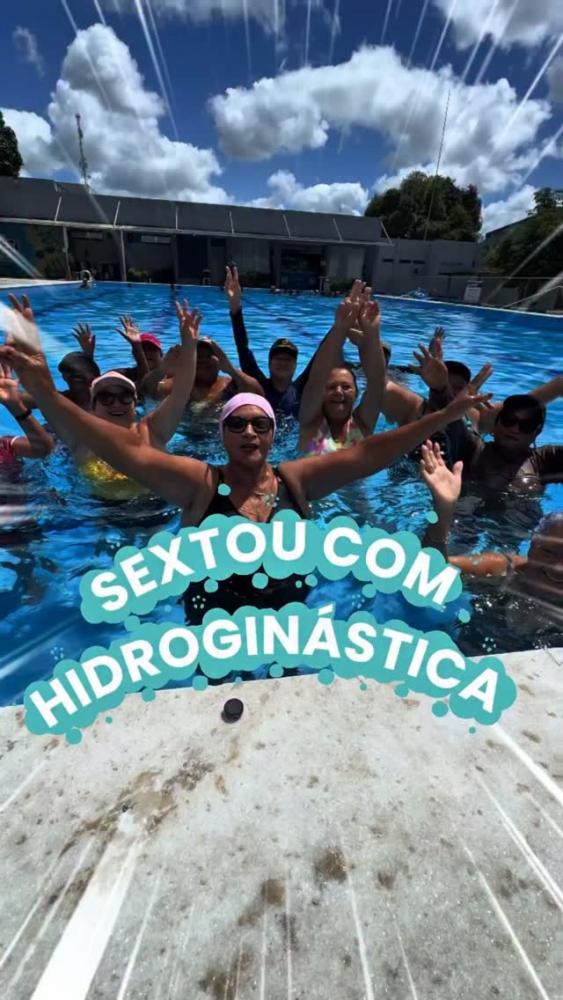 Prefeitura de Rio Tinto promove hidroginástica para idosos e fortalece ações de saúde, bem-estar e convivência social