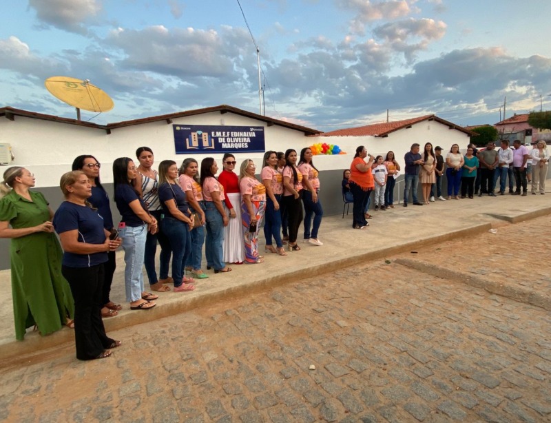 Prefeitura de Diamante reinaugura a E.M. Edinalva de Oliveira Marques Franco