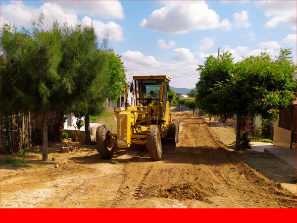 Prefeitura de Bom Jesus inicia pavimentação da Rua Padre Raimundo Honório Rolim