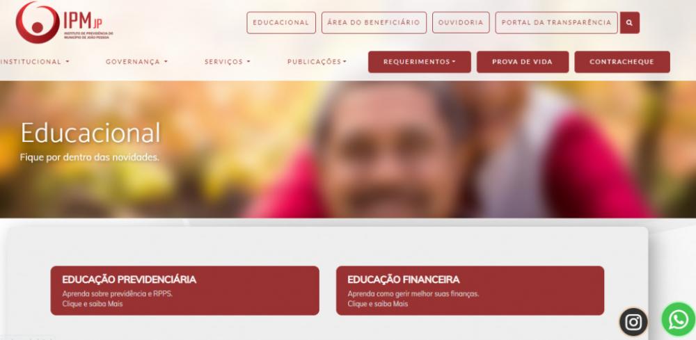 IPMJP disponibiliza canais de educação financeira para servidores e população através de serviços on-line