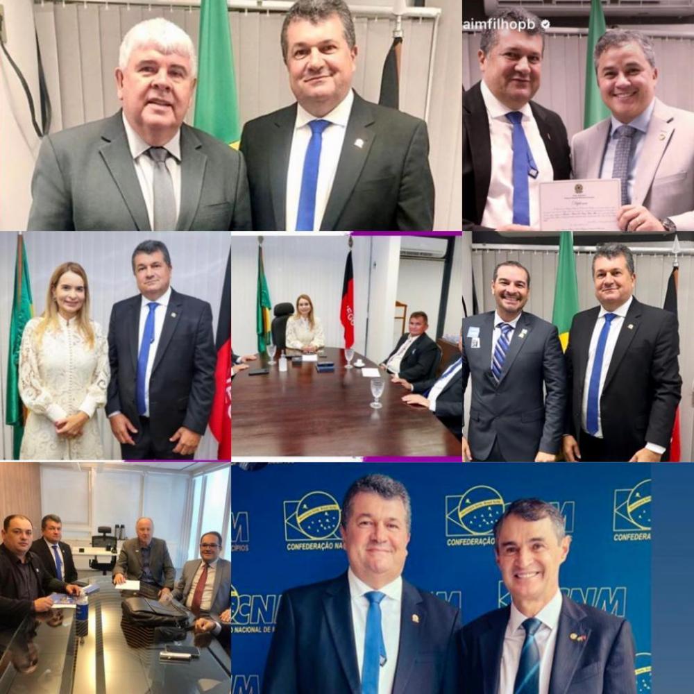 Presidente da Famup, George Coelho, vai à Brasília, na pauta Marcha dos Prefeitos, e diversas ações municipalistas com deputados e senadores do Estado.