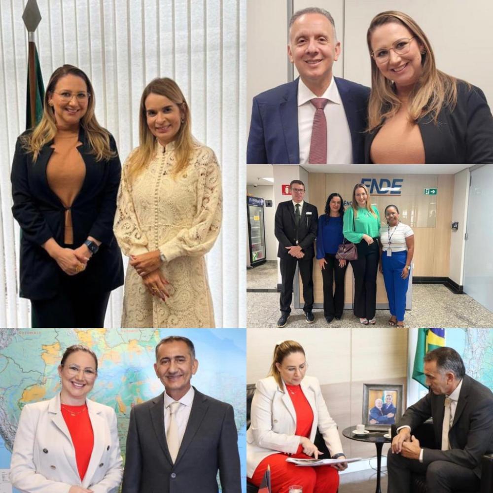 Em Brasília, prefeita Denise Bayma busca parcerias visando novos investimentos para Bom Jesus