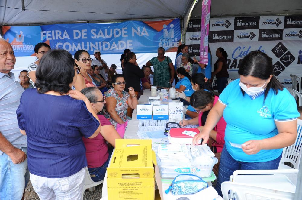 Prefeitura de Monteiro realiza Feira de Saúde em Comunidade com sucesso