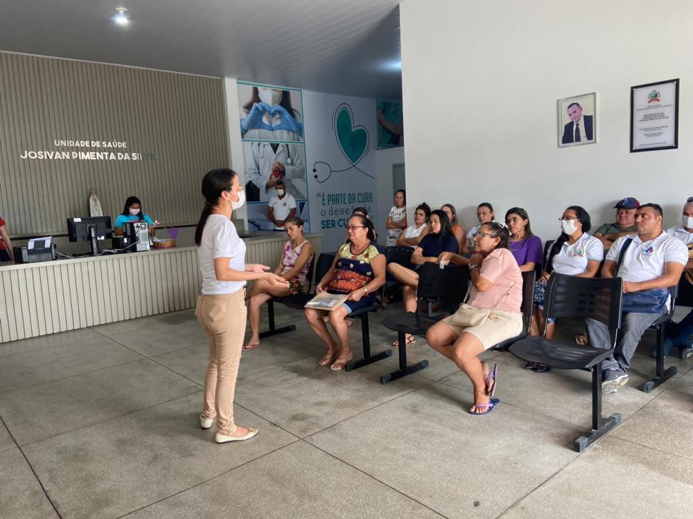 Mais uma Unidade de Saúde de Riacho dos Cavalos realiza ações alusivas ao Março lilás