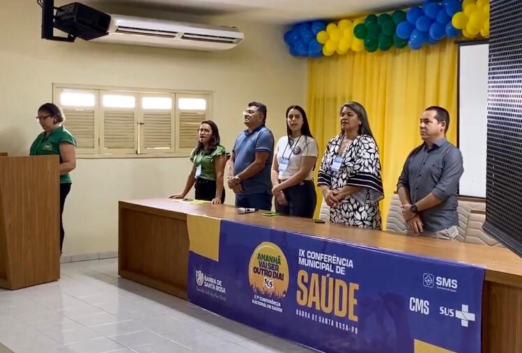 Prefeitura de Barra de Santa Rosa realiza a 9ª Conferência Municipal de Saúde 