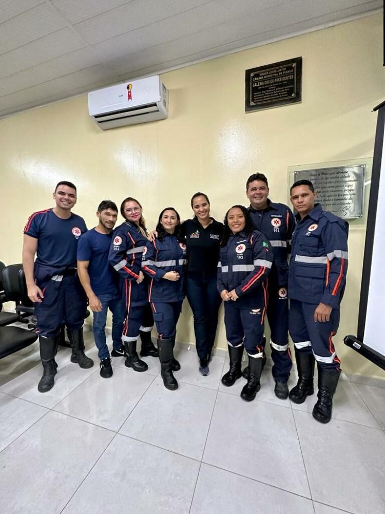 Diamante participa de treinamento do Grupo de Trabalho de Urgência e Emergência para profissionais de enfermagem no vale do Piancó