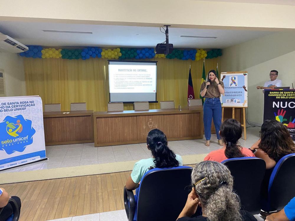 Prefeitura de Barra de Santa Rosa realiza palestra sobre Autismo para Professores e Cuidadores