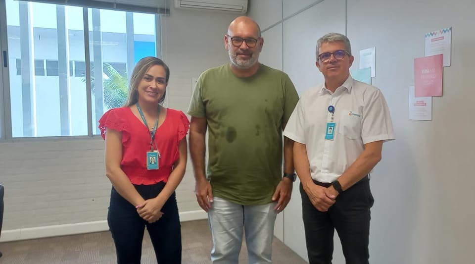 Secretário de Infraestrutura de Soledade esteve na cidade de Campina Grande cumprindo agenda na Energisa.