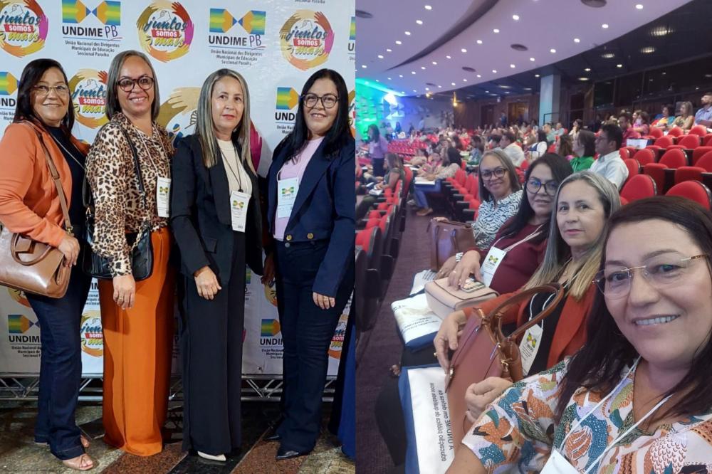 Secretária de Educação de São José do Bonfim e coordenadoras marcam presença no congresso da Undime-PB