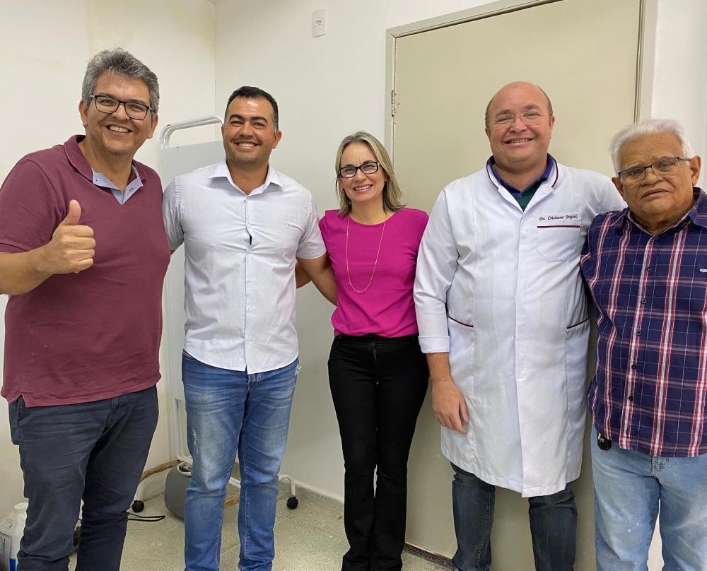 Prefeito de Barra de Santa Rosa visita a nova sede do Consórcio Intermunicipal de Saúde na cidade de Cuité e anuncia nova especialidade