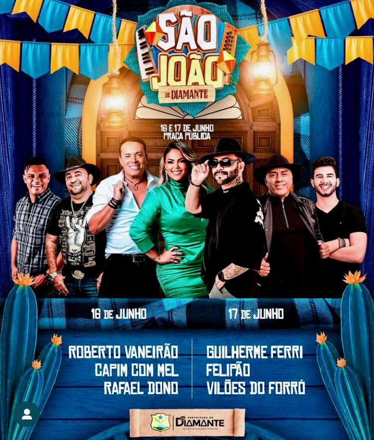 Prefeitura de Diamante divulga São João 2023