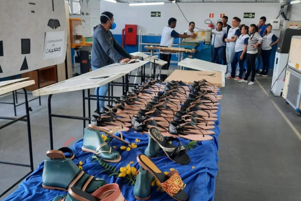 Alunos do SENAI realizam mostra de Calçados