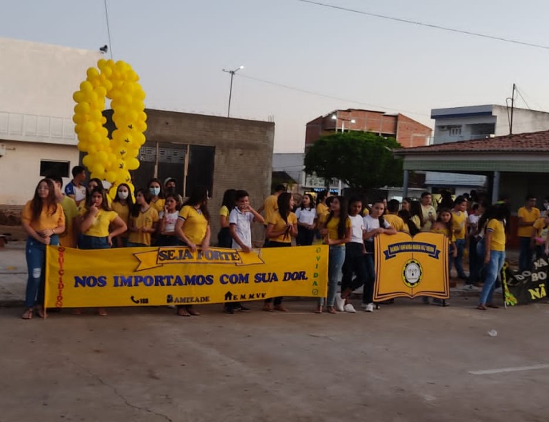 Setembro Amarelo em Riacho dos Cavalos: Caminhada divulga campanha de valorização pela vida