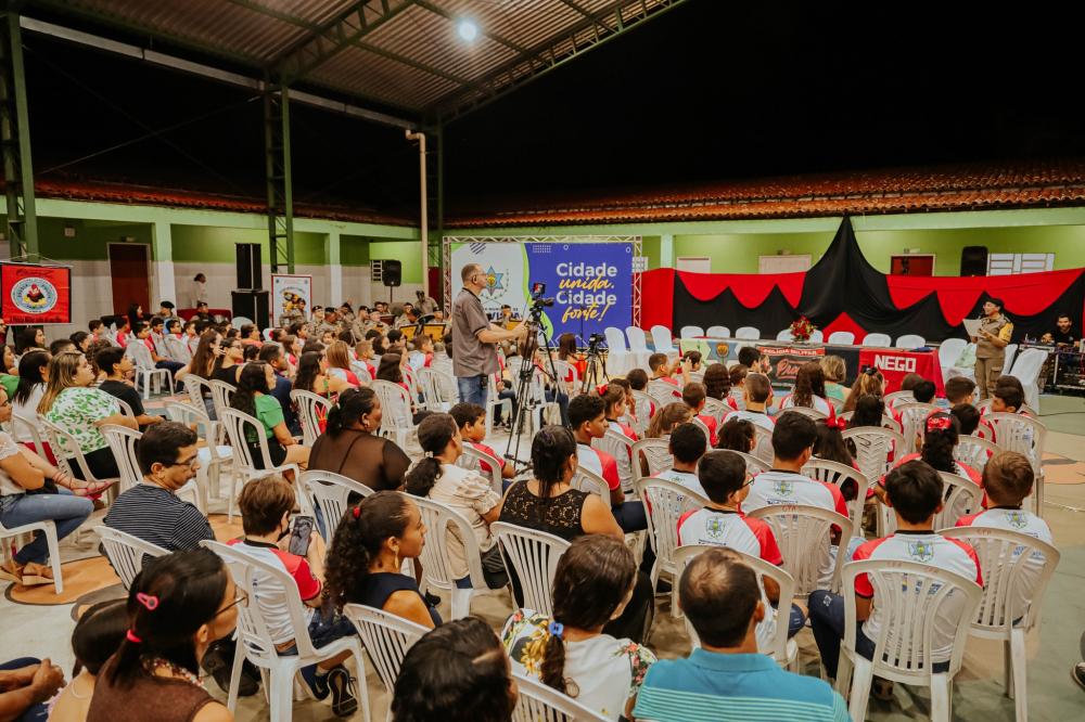 Boa Vista (PB) celebra formatura da PROERD com turmas do 5º ano de escolas municipais.