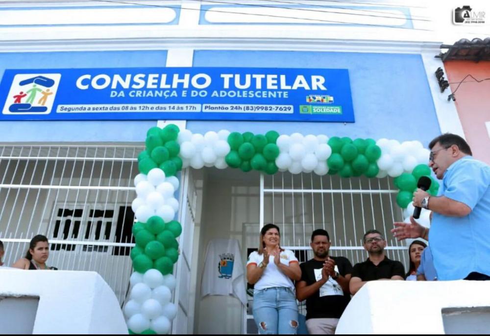 Prefeito de Soledade inaugura Sede própria do Conselho Tutelar da Criança e do Adolescente