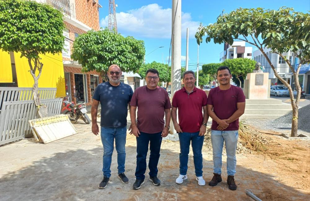 Gestão Municipal de Soledade revitaliza o do Calçadão José Manoel de Araújo, obras esta em fase de conclusão