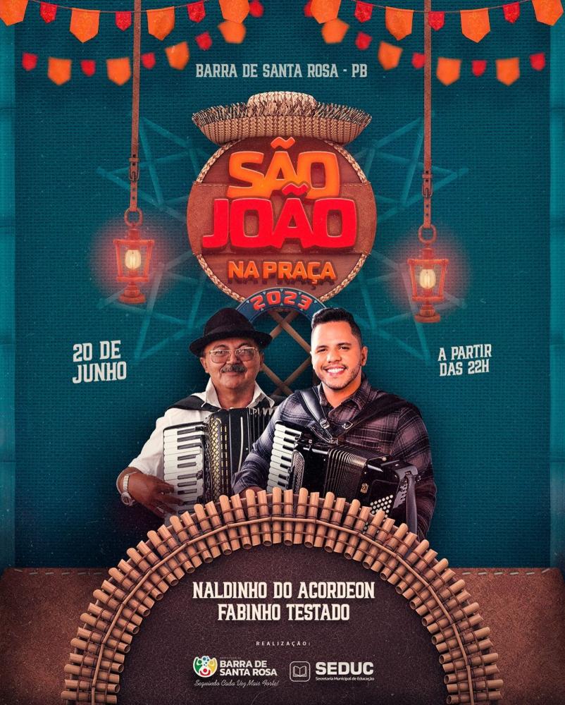 Barra de Santa Rosa abre seus festejos Juninos nesta terça-feira (20)