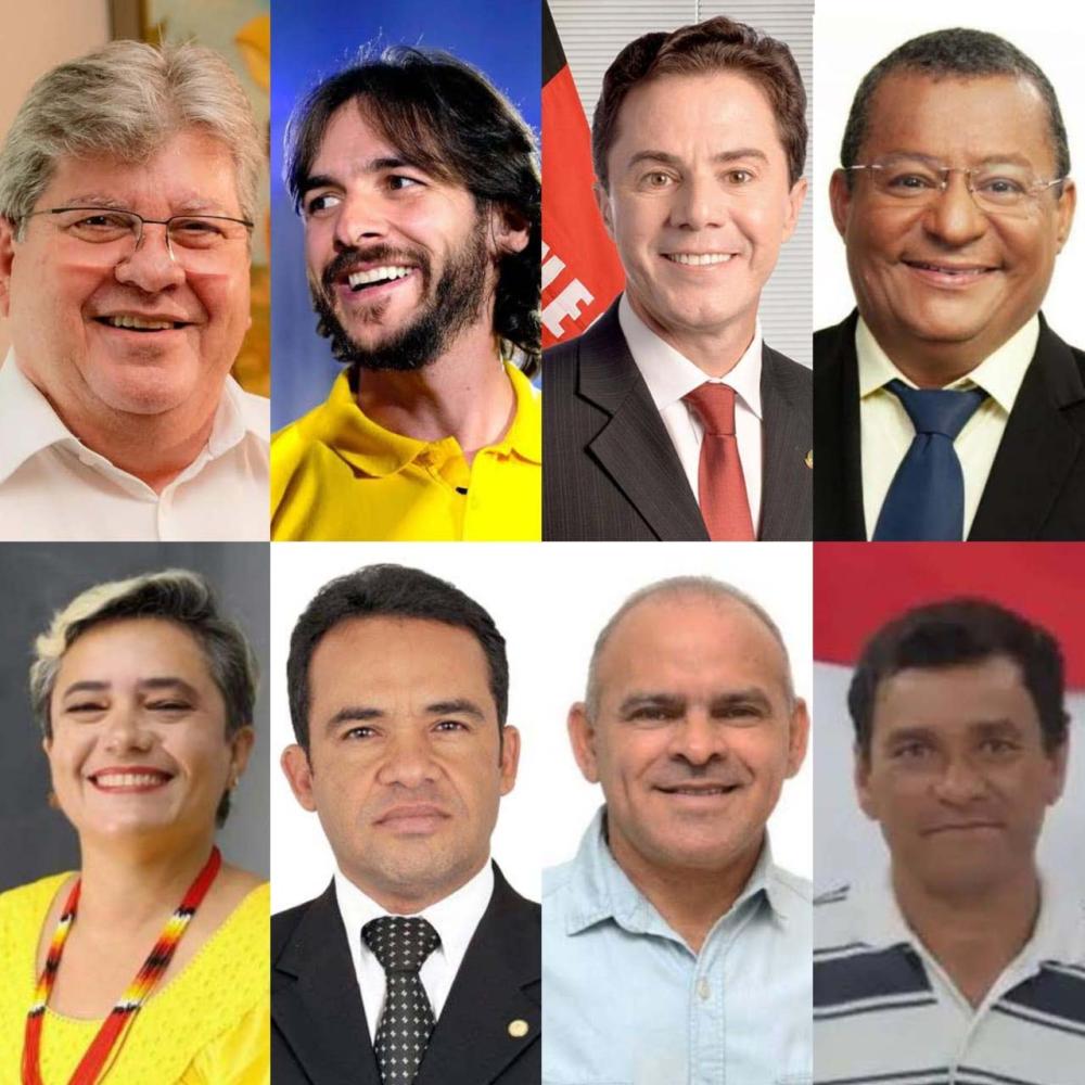 Confira a agenda dos candidatos ao Governo da Paraíba nesta segunda-feira