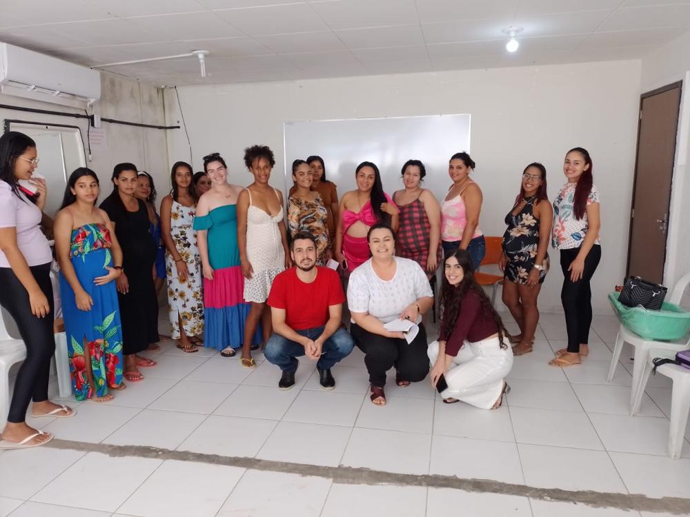 CRAS de Soledade fornece palestra para gestantes assistidas pelo programa.