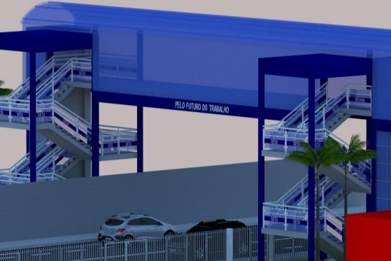 Passarela será construída para ligar as escolas do SESI e do SENAI em Campina Grande