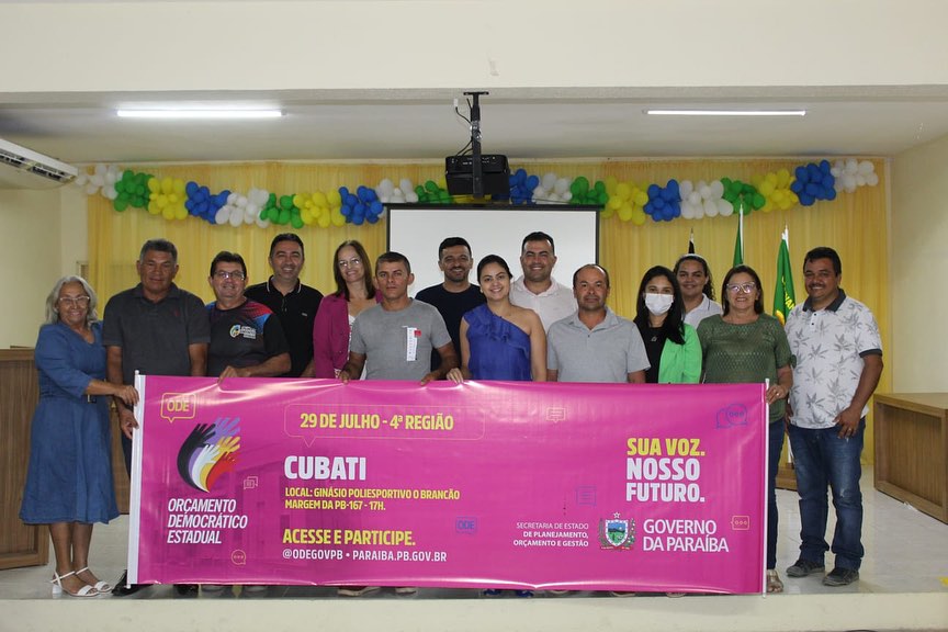 Barra de Santa Rosa começa a ver as demandas do município para incluir no Orçamento 2024 do Governo do Estado no sabado em Cubati