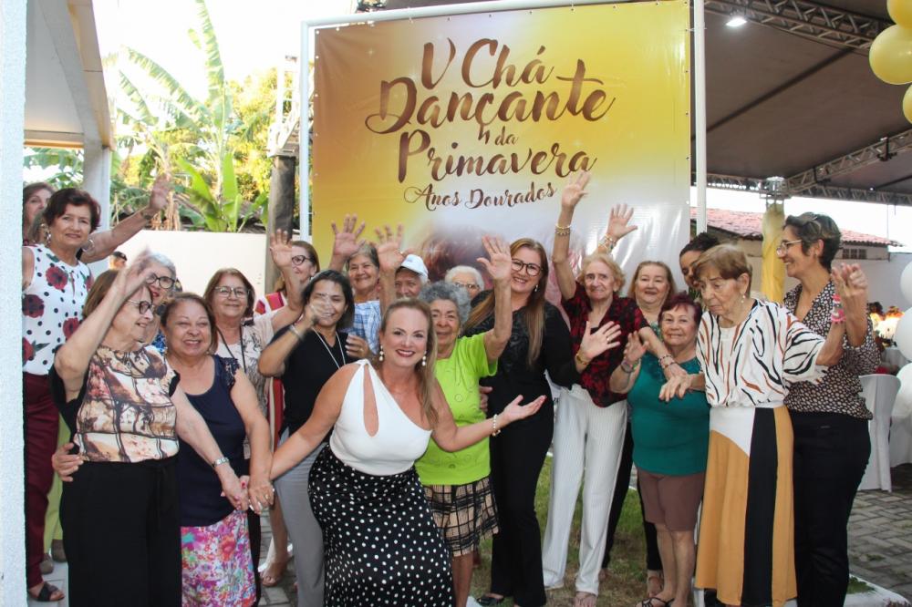 Cabedelo realiza Chá Dançante – Anos Dourados celebra chegada da Primavera e exalta alegria e vitalidade dos idosos assistidos pela Prefeitura 
