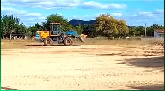Prefeitura de Riacho dos Cavalos inicia melhorias em Campo de Futebol na Comunidade Rural Volta