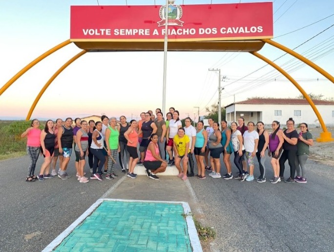Prefeitura de Riacho dos Cavalos estimula qualidade de vida dos munícipes com o Projeto Geração Saúde