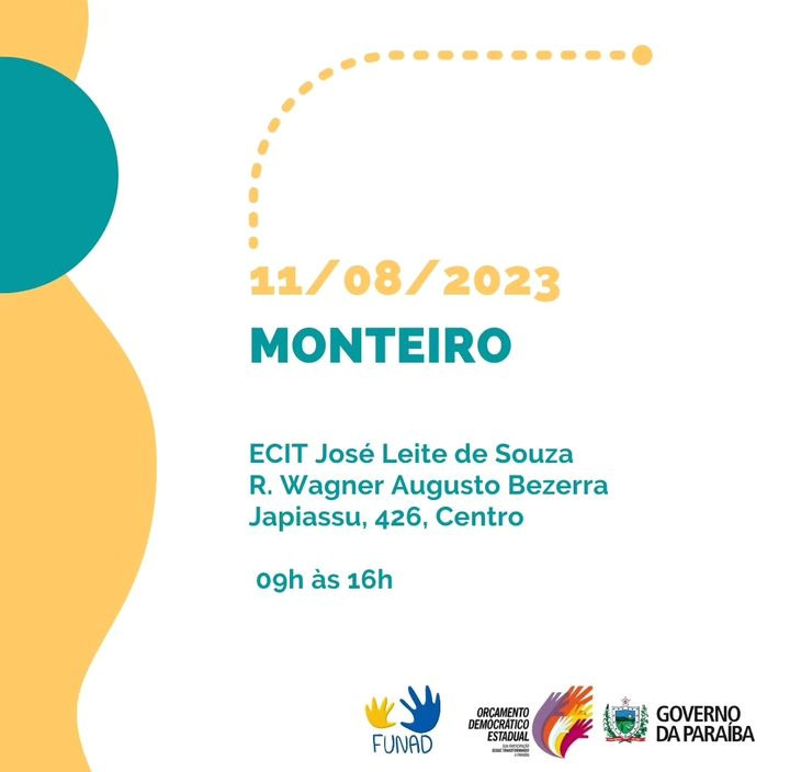 Em Monteiro: FUNAD realiza cadastramento do Censo Estadual da Pessoa com Deficiência nesta sexta Feira(11)