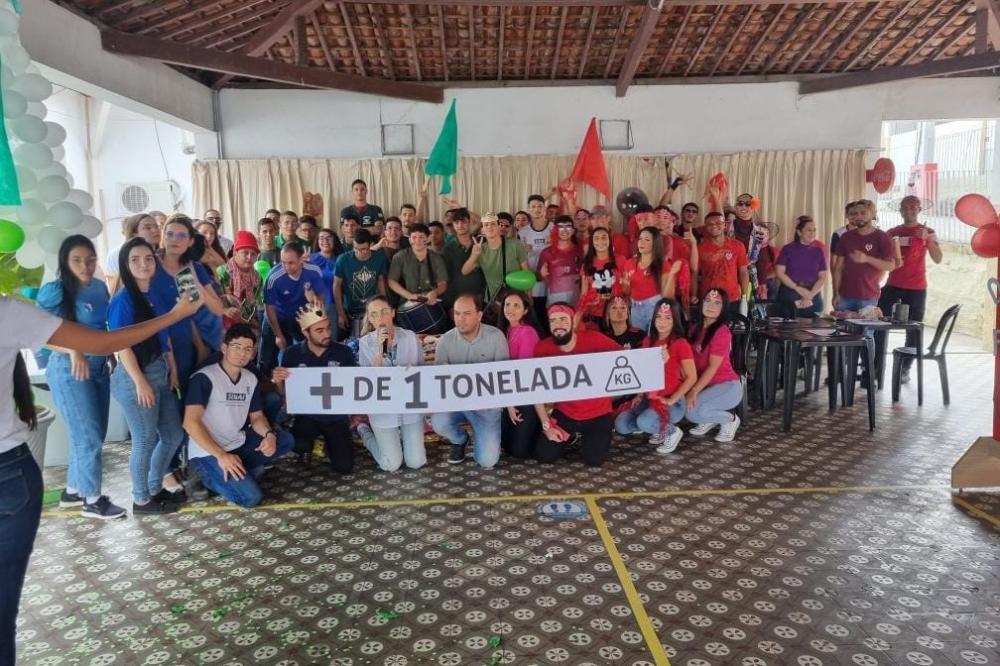 SENAI realiza gincana social em comemoração ao Dia do Estudante para arrecadação de alimentos