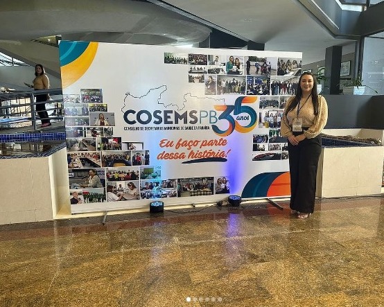 Secretária de Saúde de Barra de Santa Rosa participou do IV COSEMS-PB