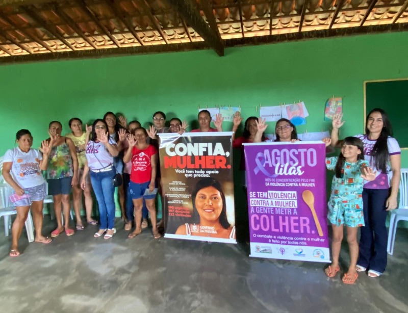 Departamento da Mulher de São José do Bonfim da continuidade as atividades alusivas ao Agosto Lilás
