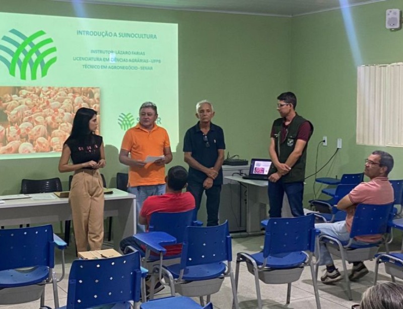 Prefeitura de São Jose do Bonfim oferece Curso de Suinocultura em parceria com o SENAR