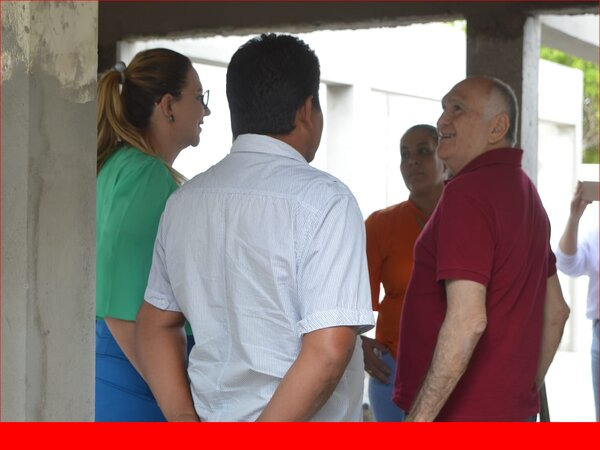 Prefeita de Bom Jesus, Denise Bayma recepciona presidente do TCE/PB no município