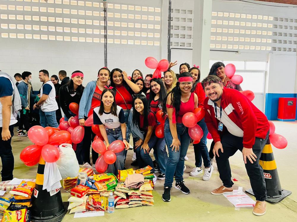 SENAI Paraíba arrecada mais de 3 toneladas em Gincanas Solidárias alusivas ao Dia do Estudante