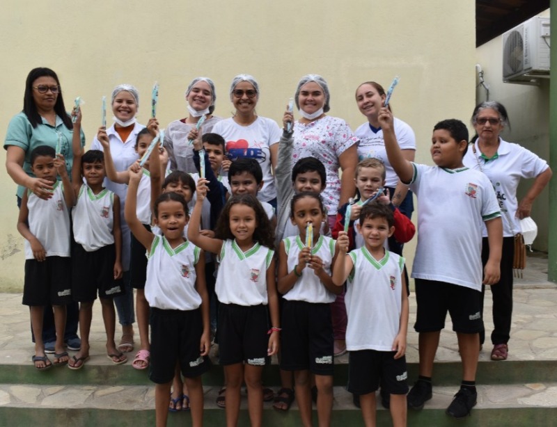Em São José do Bonfim, saúde bucal é realizada em crianças da rede de ensino através do Programa Saúde na Escola