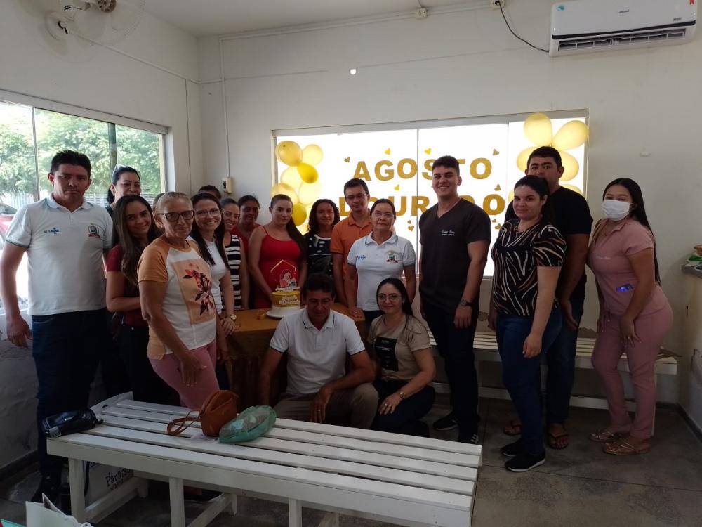 Secretaria de Saúde de Riacho dos Cavalos realiza atividades com grávidas sobre Agosto Dourado