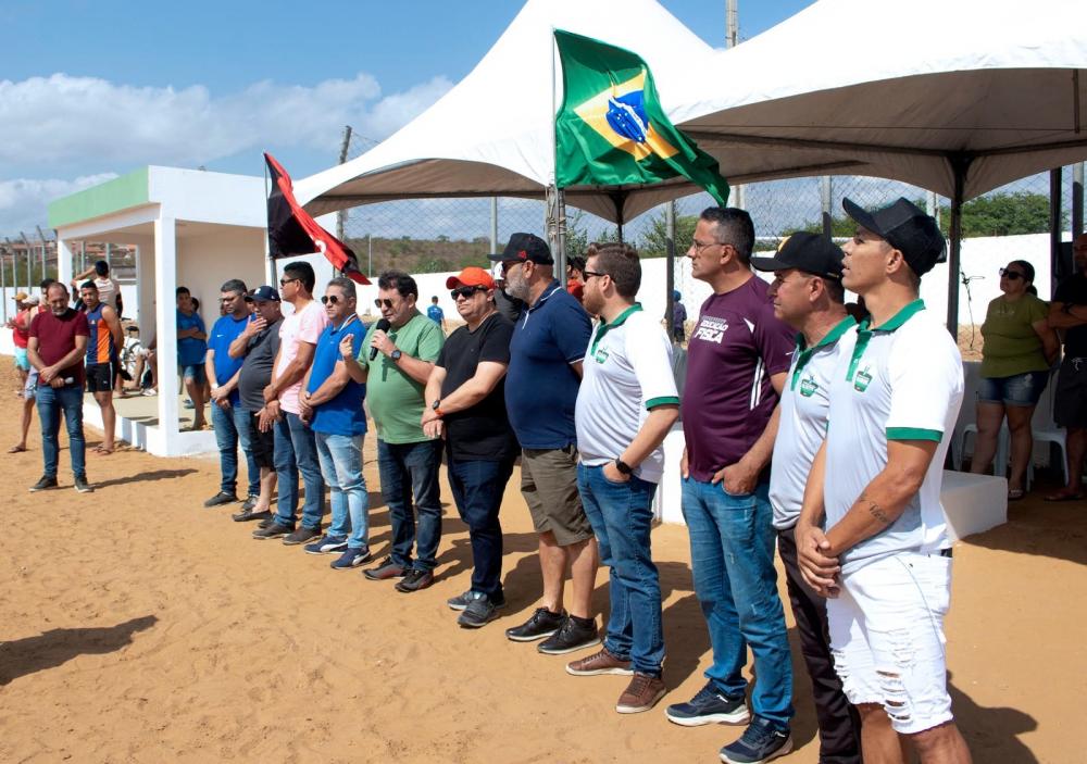 Prefeito de Soledade participou da abertura do Campeonato Municipal de Futebol Amador